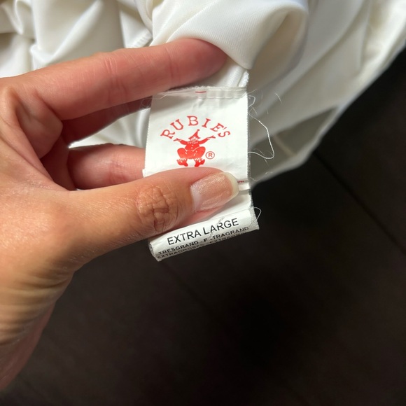 Rubie's full bodysuit 2nd skin white costume, zips over face, size XL EUC - Picture 3 of 3